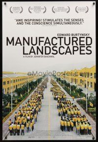 3f487 MANUFACTURED LANDSCAPES 1sh '06 Jennifer Baichwal, Edward Burtynsky, cool image!