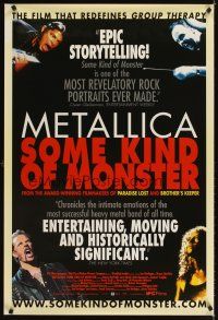 3f508 METALLICA: SOME KIND OF MONSTER DS 1sh '04 rock 'n' roll documentary
