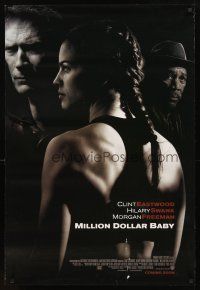 3f512 MILLION DOLLAR BABY advance DS 1sh '04 Clint Eastwood, boxer Hilary Swank, Morgan Freeman