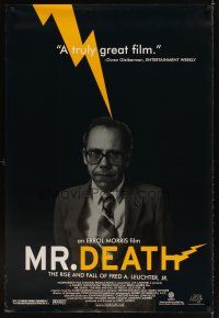 3f534 MR. DEATH black style 1sh '99 The Rise and Fall of Fred A. Leuchter, Jr.
