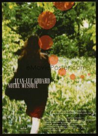 3f558 NOTRE MUSIQUE 1sh '05 Jean-Luc Godard, different images of Sarah Adler!