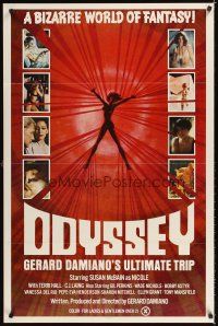 3f561 ODYSSEY 1sh '77 Gerard Damiano's ultimate trip, a bizarre world of sexploitation fantasy!