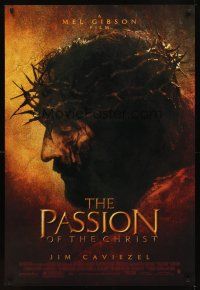 3f579 PASSION OF THE CHRIST DS 1sh '04 directed by Mel Gibson, James Caviezel, Bellucci!