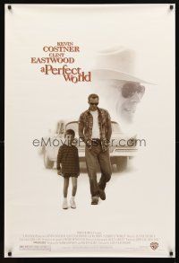 3f584 PERFECT WORLD 1sh '93 Clint Eastwood, Kevin Costner & T.J. Lowther!