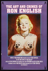 3f602 POPAGANDA: THE ART & CRIMES OF RON ENGLISH 1sh '05 art of Marilyn Monroe & Mickey!