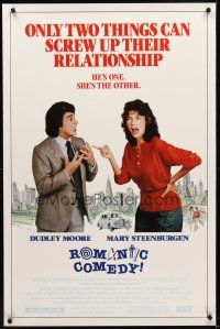3f660 ROMANTIC COMEDY 1sh '83 Dudley Moore & Frances Steenburgen are working things out!