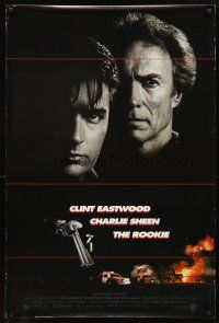 3f661 ROOKIE DS 1sh '90 Clint Eastwood directs & stars w/Charlie Sheen!