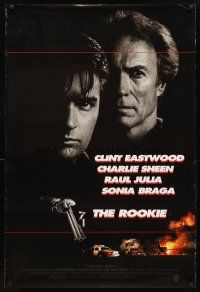 3f662 ROOKIE int'l 1sh '90 Clint Eastwood directs & stars w/Charlie Sheen!