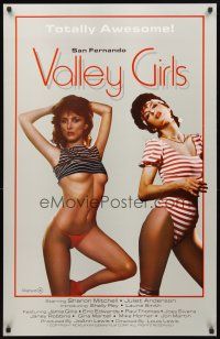 3f670 SAN FERNANDO VALLEY GIRLS 1sh '88 Sharon Mitchell, Juliet Anderson, totally awesome!