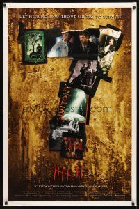 3f686 SEVEN style A teaser DS 1sh '95 David Fincher, Morgan Freeman, Brad Pitt!