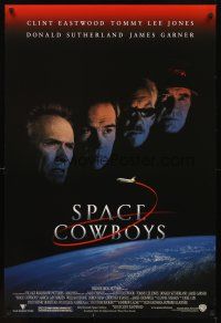 3f718 SPACE COWBOYS DS 1sh '00 astronauts Clint Eastwood, Tommy Lee Jones, Sutherland & Garner!