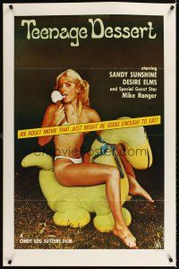 3f767 TEENAGE DESSERT 1sh '81 sexy image, an adult movie that might be good enough to eat!