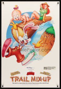 3f797 TRAIL MIX-UP int'l 1sh '93 cartoon art Roger Rabbit, Baby Herman, Jessica Rabbit!