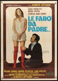 3d690 BAMBINA Italian 1p '74 La Faro da Padre, super sexy young Teresa Ann Savoy!