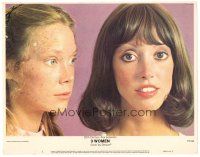 3e145 3 WOMEN LC #1 '77 close up of Shelley Duvall & Sissy Spacek, directed by Robert Altman!