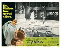 3e153 ABOMINABLE DR. PHIBES LC #7 '71 Vincent Price & His Dr. Phibes Clockwork Wizards!