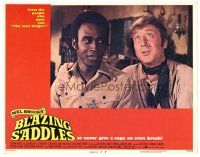 3e219 BLAZING SADDLES LC #3 '74 classic Mel Brooks, best c/u of Cleavon Little & Gene Wilder!