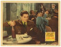 3e222 BLOOD & SAND LC #4 R48 Laird Cregar watches angry Tyrone Power grab wine bottle!