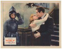 3e230 BOTTOMS UP LC '34 man in suit of armor watches Pat Paterson embrace John Boles!