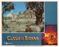 3e284 CLASH OF THE TITANS LC #1 '81 Ray Harryhausen, fx image of Hamlin trying to tame pegasus!
