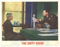 3e360 DIRTY DOZEN LC #6 '67 General Ernest Borgnine orders Lee Marvin to train convicted twelve GIs!