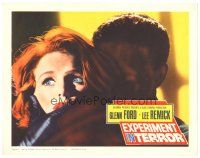 3e395 EXPERIMENT IN TERROR LC '62 best super close up of terrified Lee Remick!