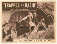 3e405 FLYING G-MEN chapter 7 LC '39 close up of men fighting in hay barn, Trapped by Radio!