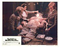 3e414 FRANKENSTEIN & THE MONSTER FROM HELL LC #1 '74 Hammer, Cushing & 2 others examine monster!