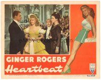 3e479 HEARTBEAT LC '46 Jean-Pierre Aumont, Ginger Rogers, Adolphe Menjou, Mona Maris