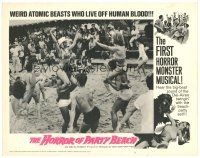 3e494 HORROR OF PARTY BEACH LC #6 '64 first horror monster musical, beach party & atomic beast!