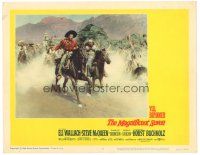 3e581 MAGNIFICENT SEVEN LC #2 '60 Eli Wallach on horseback, John Sturges' 7 Samurai western!