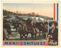 3e584 MAN OF CONQUEST LC '39 Richard Dix as Sam Houston, America - First, Last - Always!