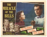 3e610 MIRACLE OF THE BELLS LC #7 '48 close up of pretty doomed Alida Valli & Fred MacMurray!