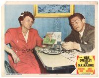 3e626 MRS. O'MALLEY & MR. MALONE LC #8 '51 Marjorie Main & Whitmore tickle the nation's funny bone!