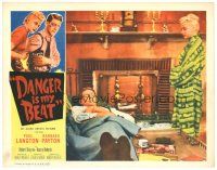 3e632 MURDER IS MY BEAT LC '55 Edgar Ulmer noir, Barbara Payton & Paul Langton, Danger Is My Beat!