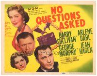 3e085 NO QUESTIONS ASKED TC '51 treacherous Arlene Dahl is a double-crossing doll, Barry Sullivan