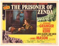 3e724 PRISONER OF ZENDA LC #4 '52 James Mason watches Jane Greer tend to wounded Stewart Granger!