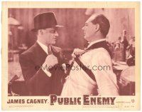 3e729 PUBLIC ENEMY LC #4 R54 Wellman classic, James Cagney about to punch bartender Lee Phelps!