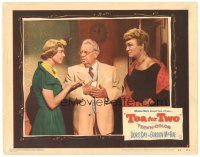 3e865 TEA FOR TWO LC #6 '50 close up of S.Z. Sakall between smiling Doris Day & Eve Arden!