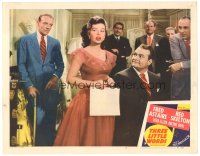 3e887 THREE LITTLE WORDS LC #2 '50 Fred Astaire & Red Skelton watch Gloria De Haven sing a song!