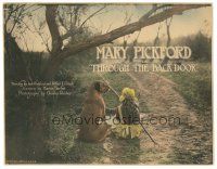 3e123 THROUGH THE BACK DOOR TC '21 wonderful image of Mary Pickford fishing with her giant dog!