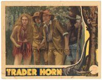 3e907 TRADER HORN LC R30s W.S. Van Dyke, Edwina Booth, Harry Carey & Duncan Renaldo in jungle!