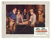 3e955 WAR WAGON LC #5 '67 John Wayne, Kirk Douglas, Howard Keel, Keenan Wynn & Robert Walker!
