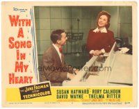 3e979 WITH A SONG IN MY HEART LC #4 '52 David Wayne plays piano for Susan Hayward as Jane Froman!