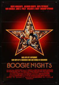 3g110 BOOGIE NIGHTS DS 1sh '97 Burt Reynolds, John C. Reilly, Mark Wahlberg as Dirk Diggler!