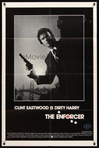 3g222 ENFORCER int'l 1sh '76 photo of Clint Eastwood as Dirty Harry by Bill Gold!