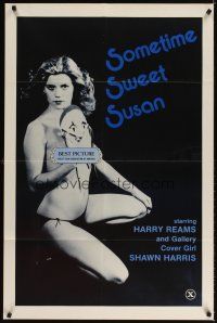 3g799 SOMETIME SWEET SUSAN 1sh '74 Gallery's super sexy nearly-naked cover girl Shawn Harris!