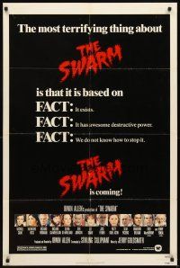 3g849 SWARM 1sh '78 directed by Irwin Allen, it is based on fact!