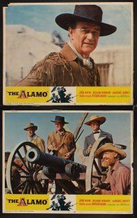 3h607 ALAMO 7 LCs R67 John Wayne & Richard Widmark in the War of Independence!
