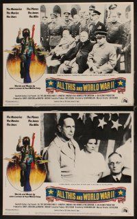 3h051 ALL THIS & WORLD WAR II 8 LCs '77 great historical images from that era, cool border art!